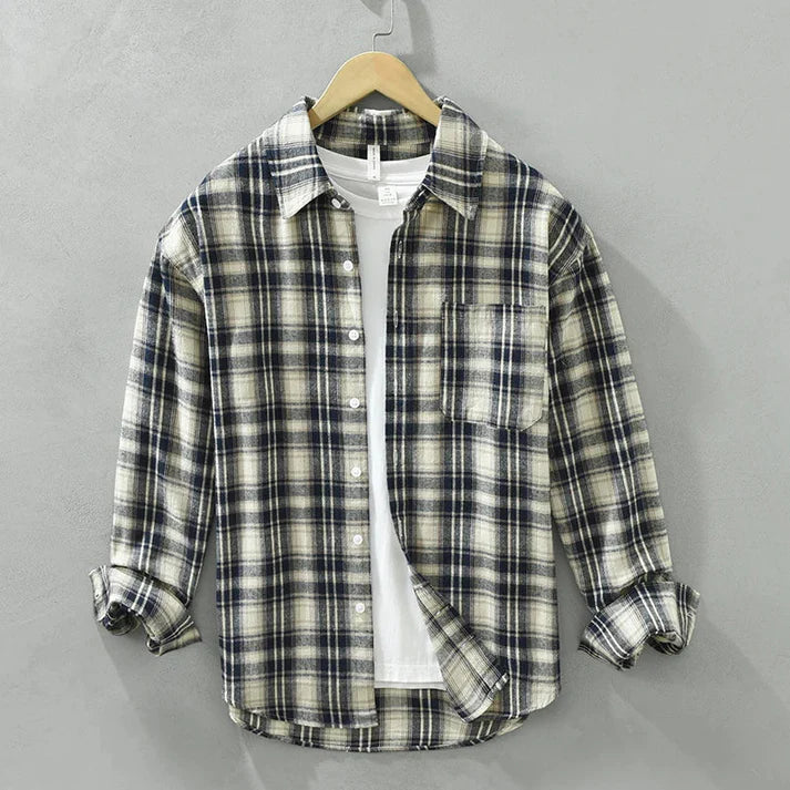 Vintage Checked Cotton Shirt