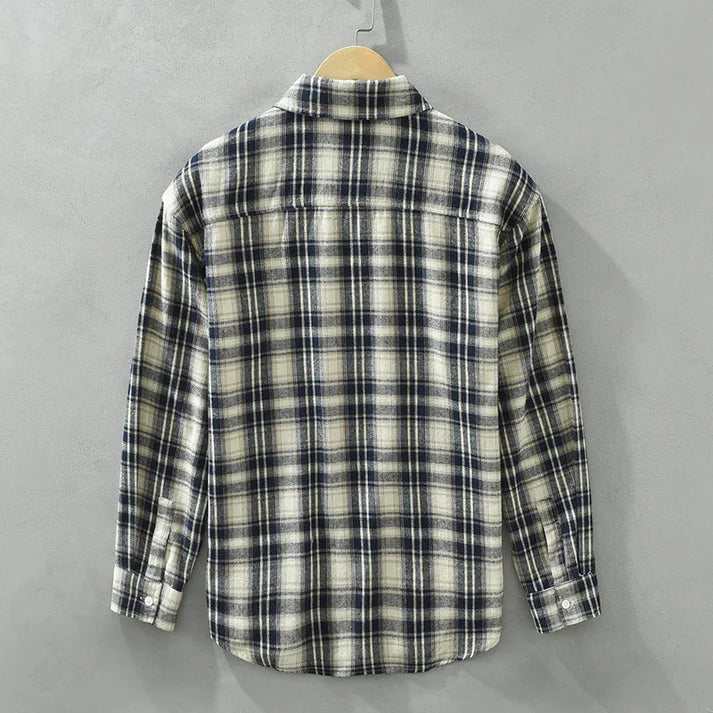 Vintage Checked Cotton Shirt