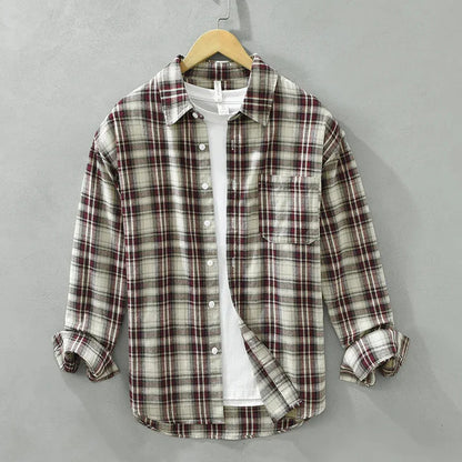 Vintage Checked Cotton Shirt