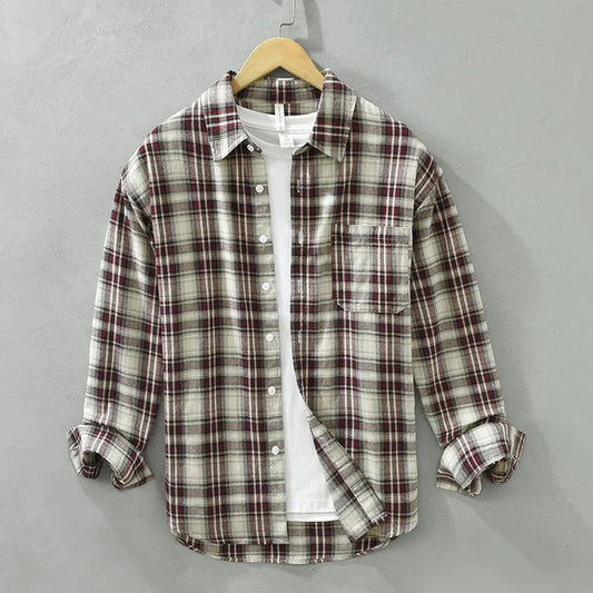 Vintage Checked Cotton Shirt